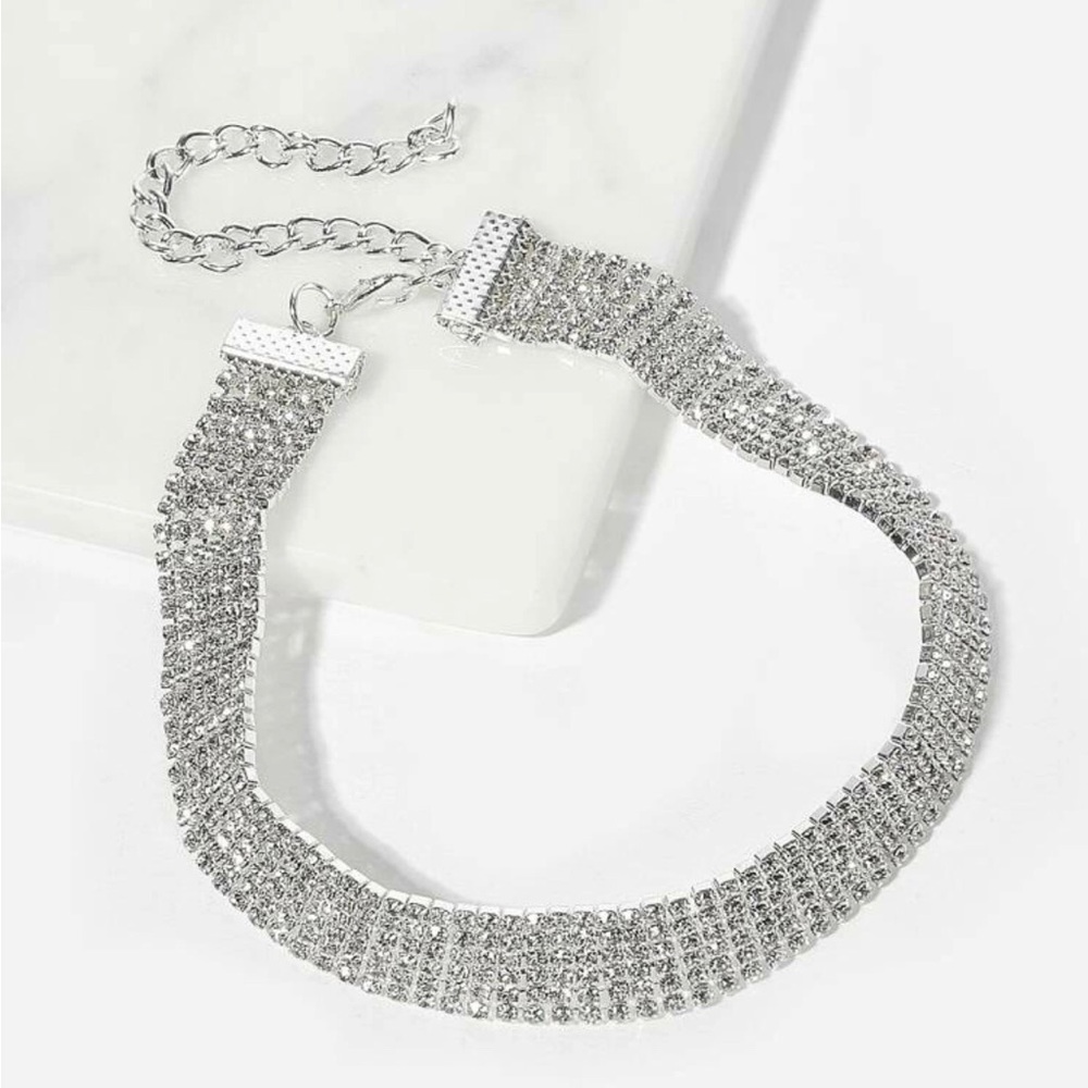 Sparkly Rhinestone Choker - Picture 3 of 9
